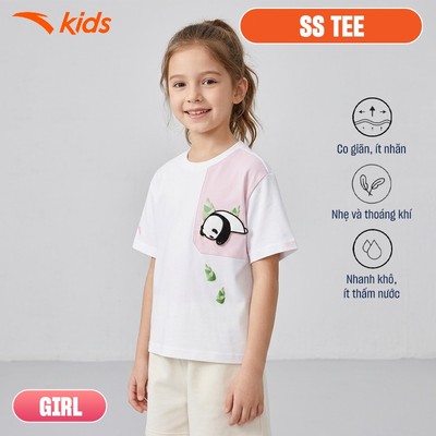 ANTA KIDS Áo Phông Ngắn Tay Bé Gái ANTA Kids 3625C9104