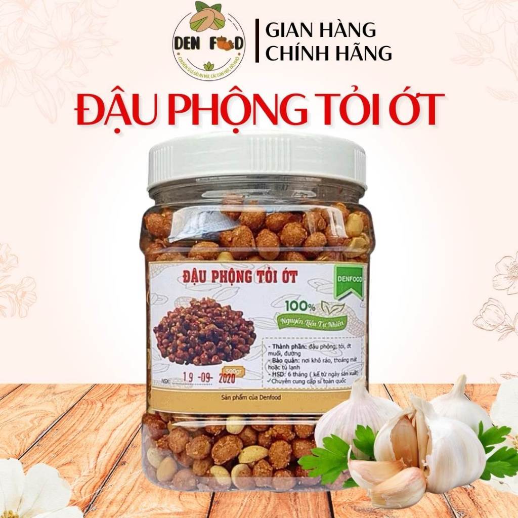 Đậu phộng tỏi ớt 1kg - Ăn Vặt Denfood