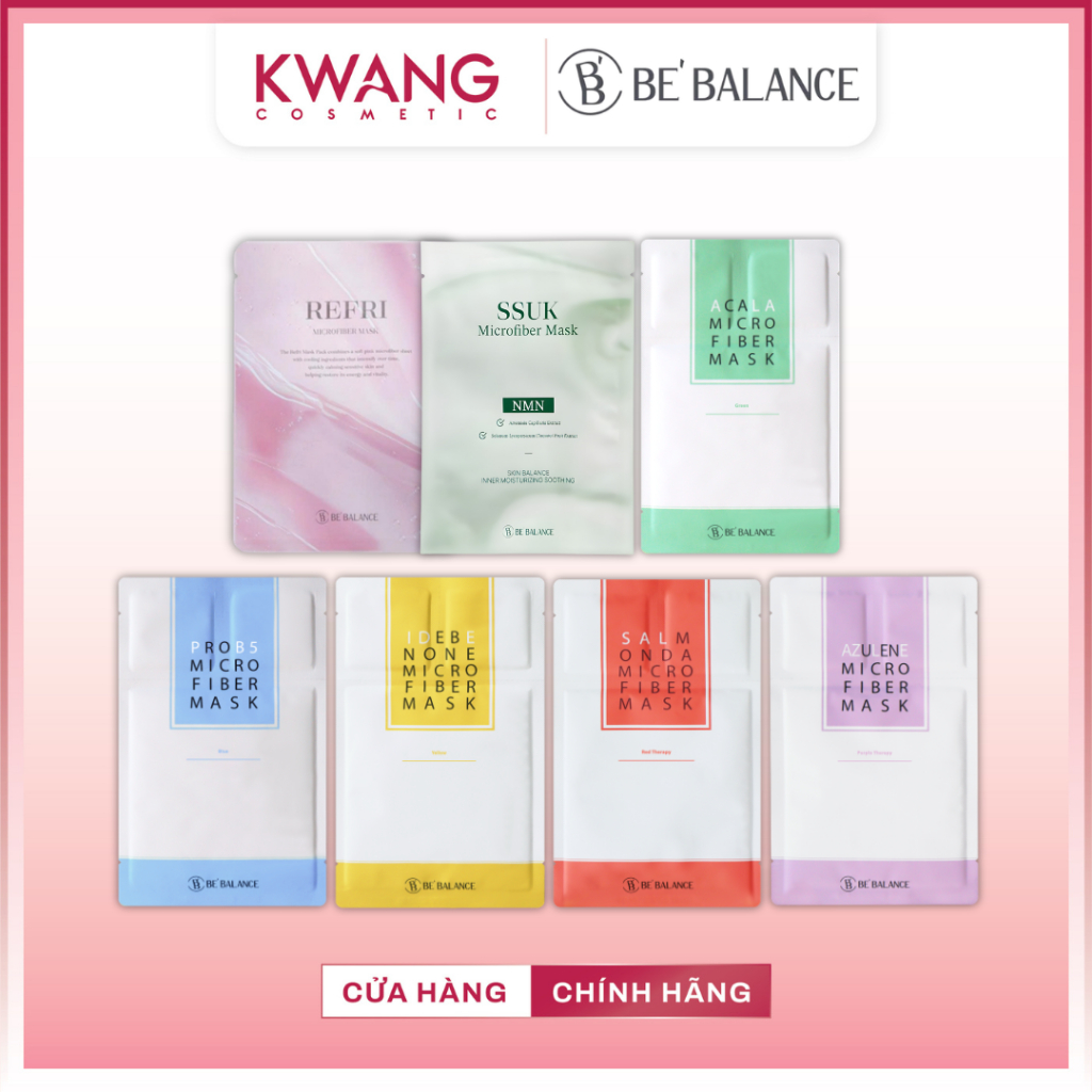 Mặt Nạ BE'BALANCE Cấp Ẩm Làm Dịu Sáng Da 30g Hàn Quốc Chính Hãng