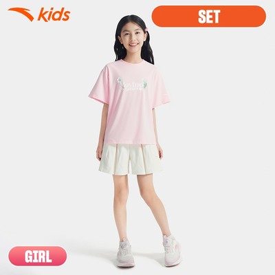 Bộ Quần Áo Thể Thao Bé Gái ANTA Kids 3625C9304/3625C9727