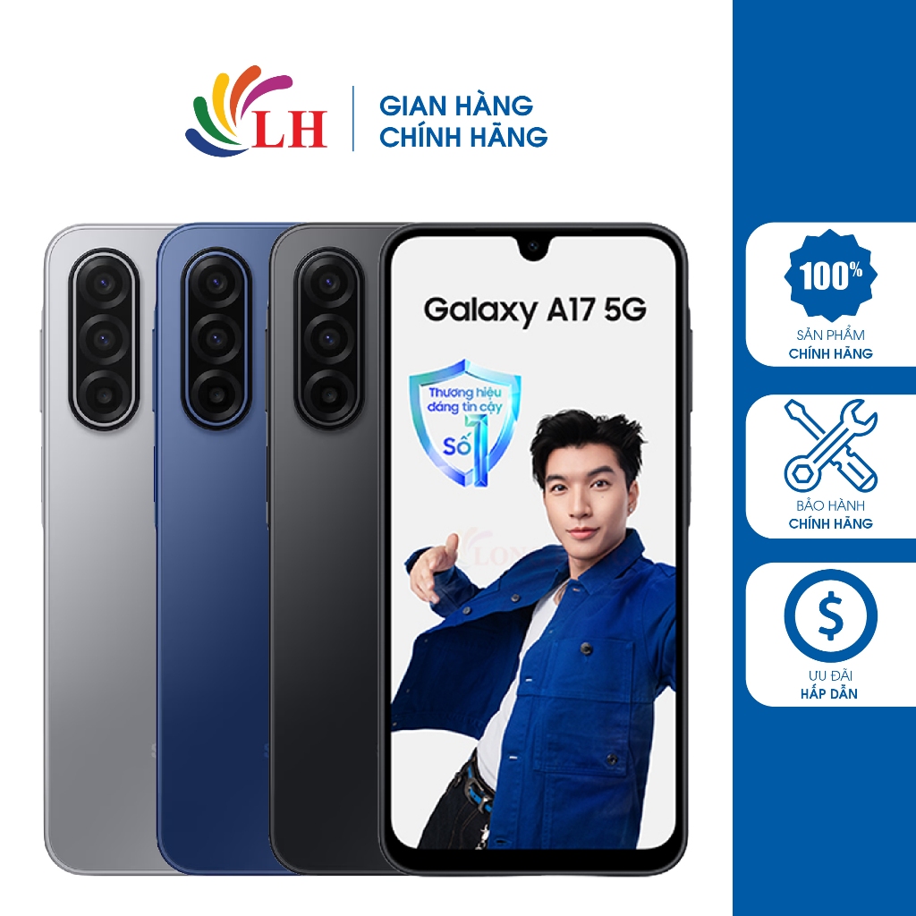 Điện thoại Samsung Galaxy A17 5G (4GB/128GB) - Hàng chính hãng