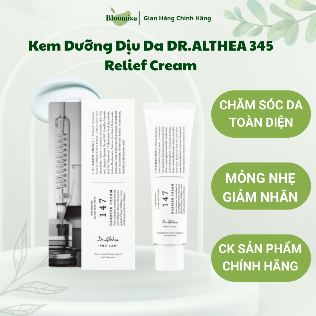 [LINK MỚI] Kem Dưỡng Dịu Da DR.ALTHEA 345 Relief Cream /147 Barrier Cream 50ml