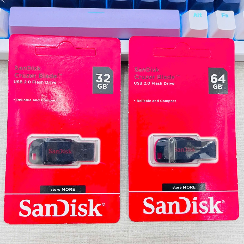 USB SanDisk Cruiser Blade CZ50 64GB 32Gb 16GB - Bảo Hành Chính Hãng 5 Năm