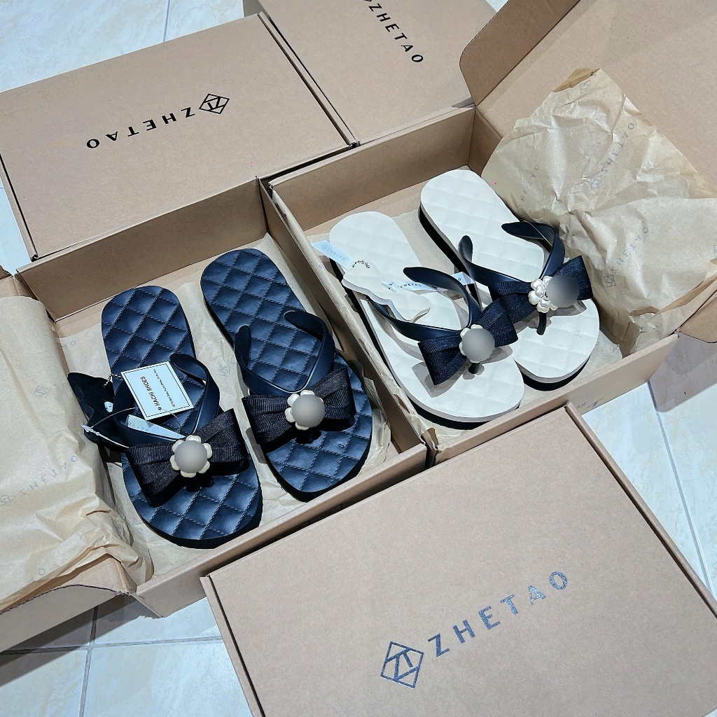 Dép kẹp nữ Zhetao đế xốp 457 fulbox - HACHI SHOES