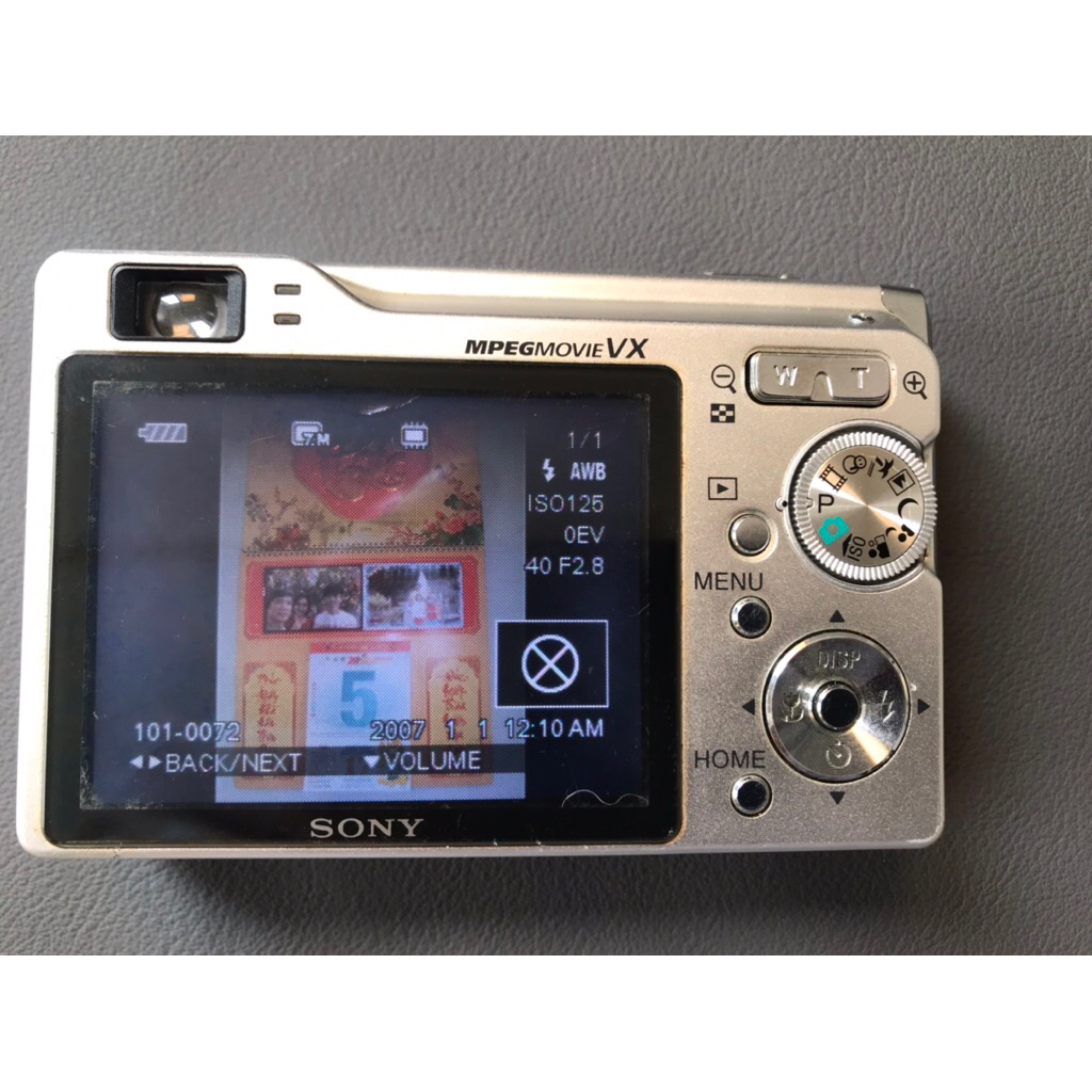 Máy ảnh kts Sony cybershot dsc W80