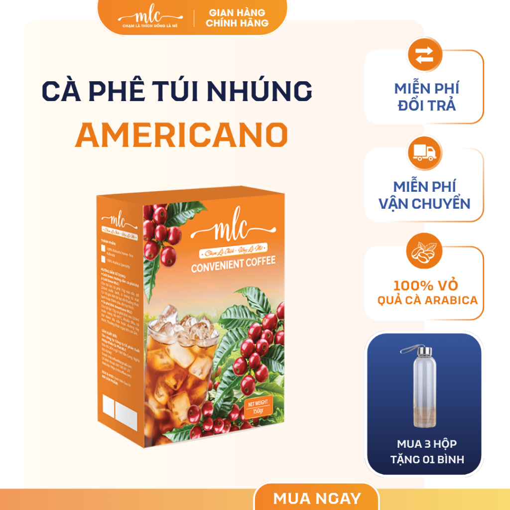 Cà Phê Túi Nhúng Americano 150g MLC Coffee