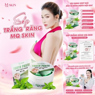 ( Tặng bàn chải ) Sáp trắng răng MQ SKIN 50gr - trắng sáng bật tông