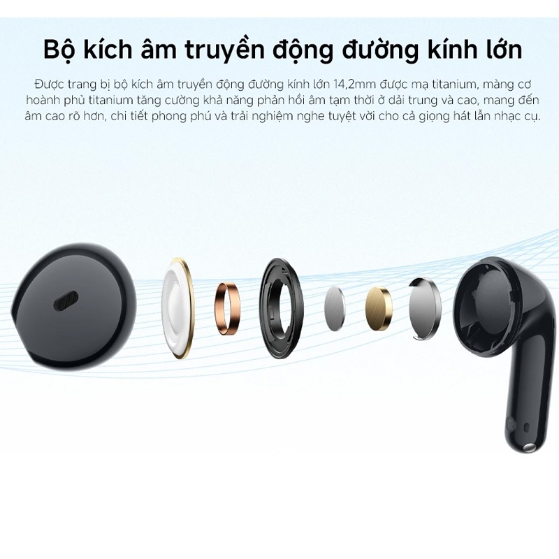 Tai nghe Bluetooth REDMI Buds 8 Active | 37 Giờ Nghe Nhạc | Bluetooth 5.4 | Kết Nối Thông Minh | BigBuy360 - bigbuy360.vn