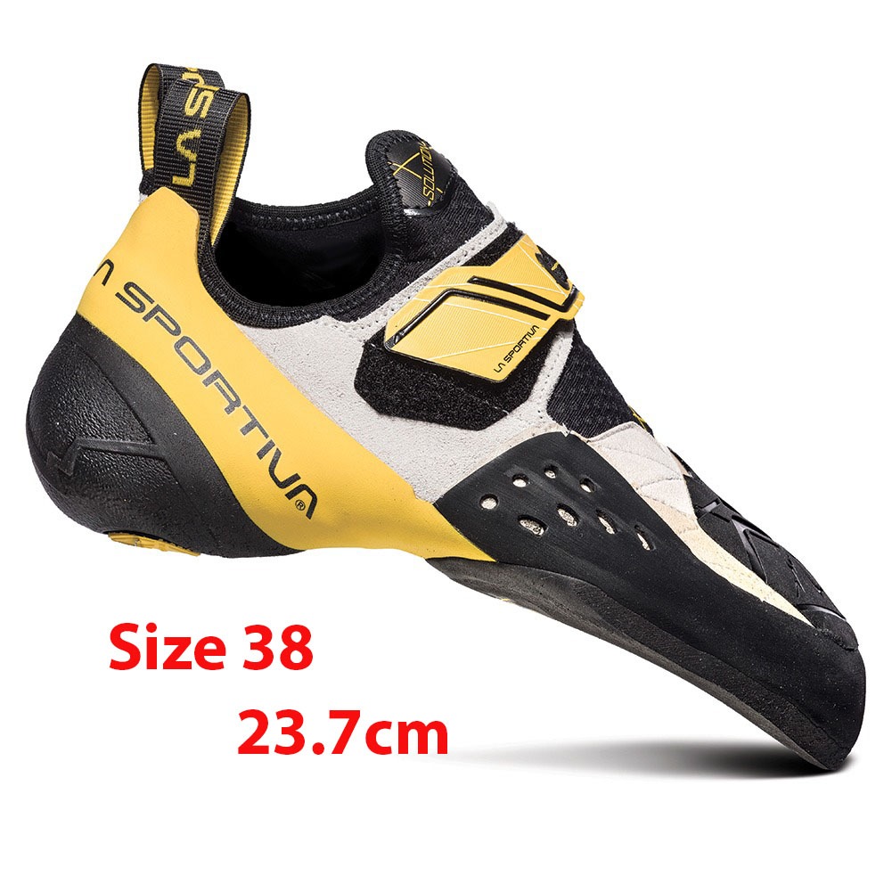 Rock climbing shoes, bouldering shoes, giày leo núi trong nhà ngoài trời La Sportiva Solution size 3