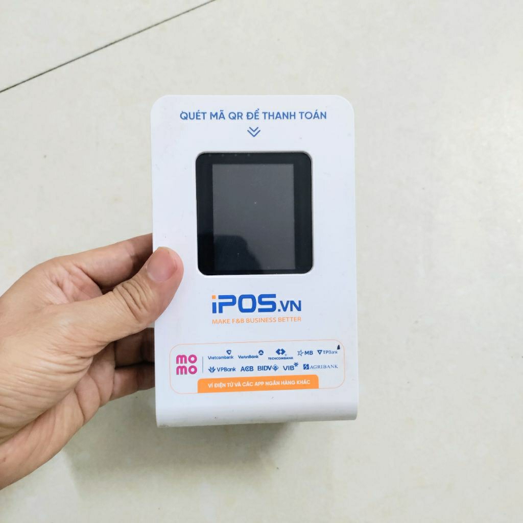 Máy Ipos cắm lên thấy 1 sọc xanh như hình, bán cho các bác thợ nghiên cứu