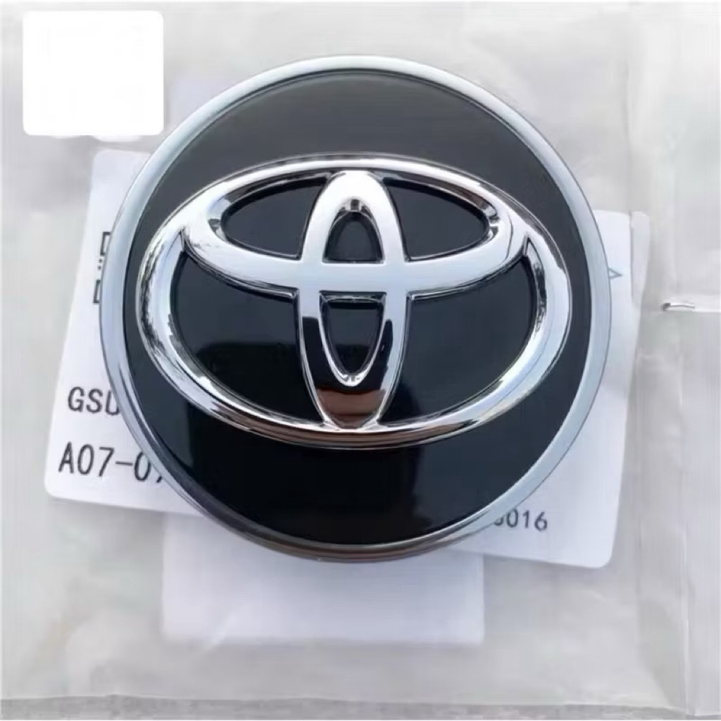 LOGO CHỤP MÂM 62mm và 57mm DÙNG CHO XE TOYOTA NHƯ VIOS CAMRY ALTIS INNOVA YARIS WIGO, LOGO LAZANG, L