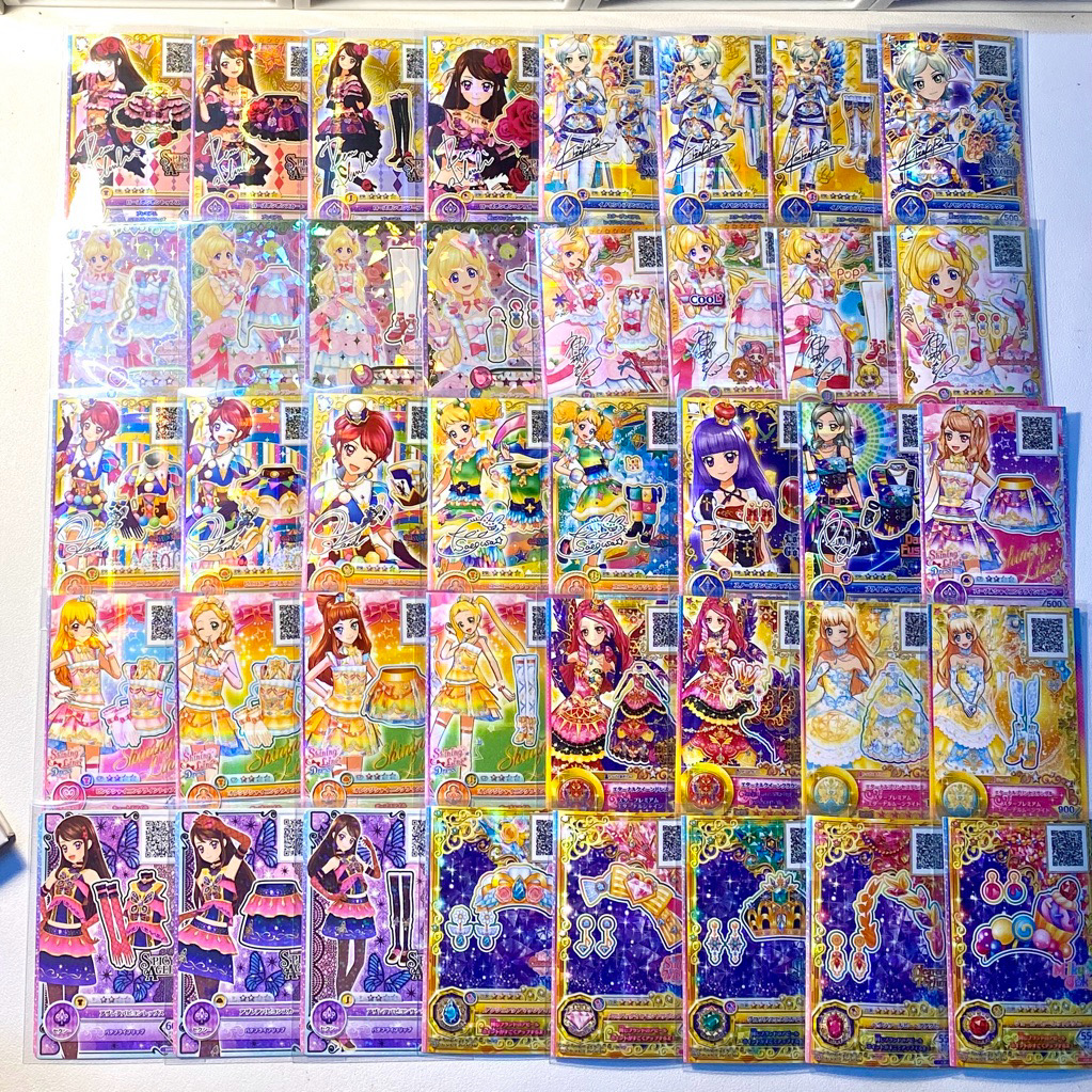 [Not Full] Card dẻo Aikatsu - Aikatsu Stars, Aikatsu Friends