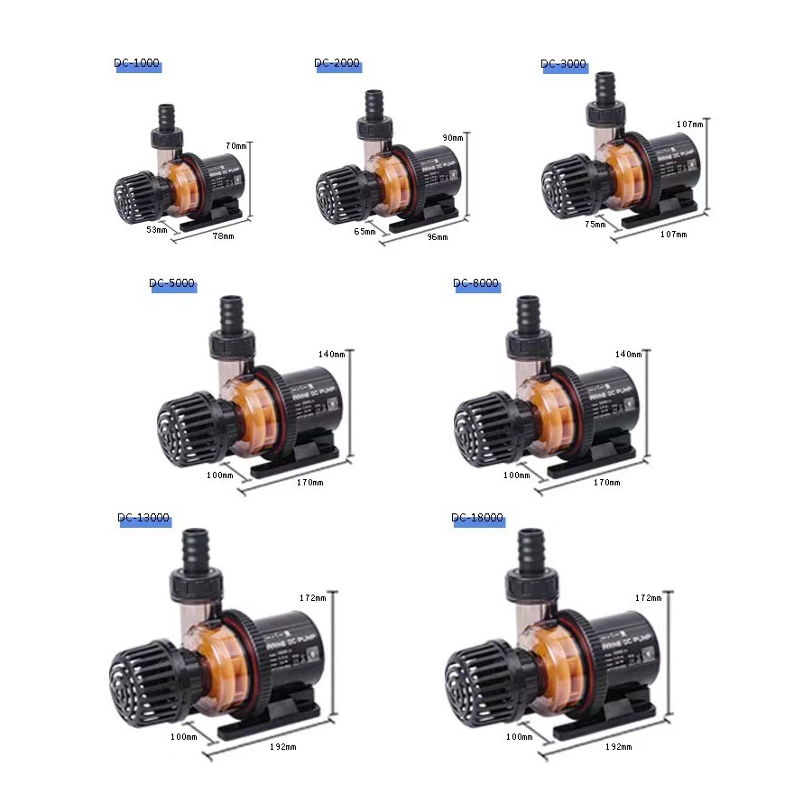 Máy Bơm Chống Giật MARINE DC 650 | 1000 | 2500 | 4000 | Bơm Nước Hồ Cá Cao Cấp -Nguồn 24V