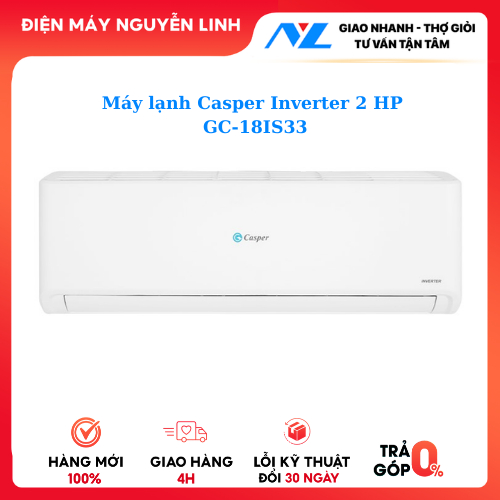Máy lạnh Casper Inverter 2 HP GC-18IS33