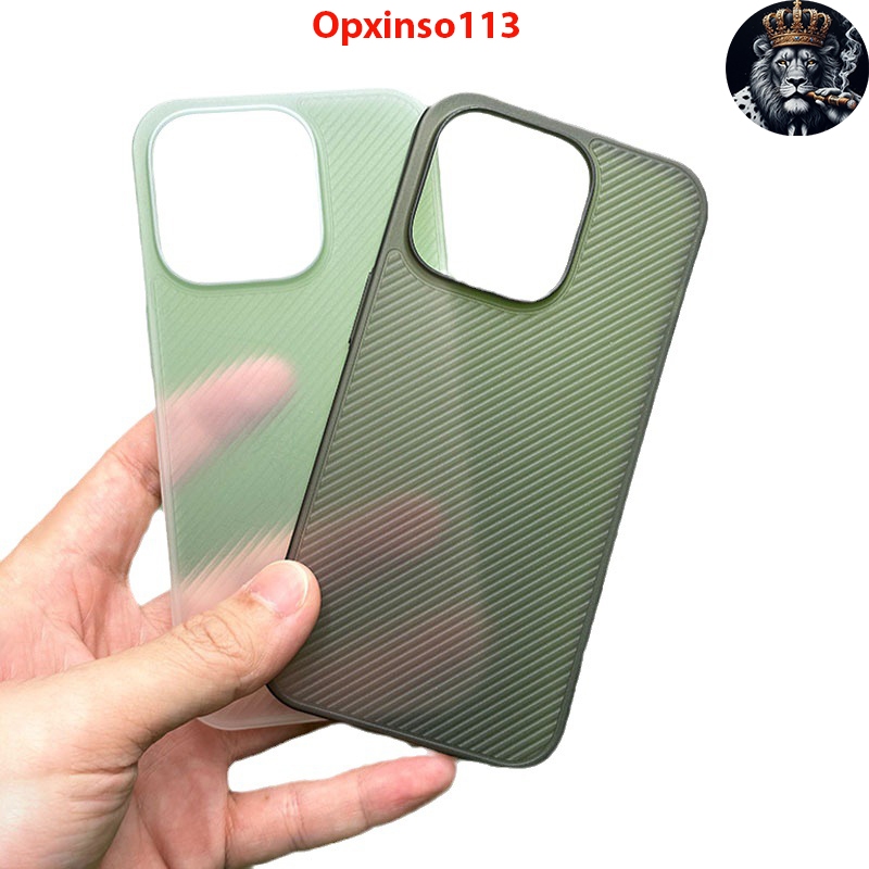 Ốp Lưng IPhone Lưng mờ cứng lỗ lớn PP Cao Cấp IP 16, IP 16+, IP 16 Pro, IP 16 Promax, Bảo Vệ Tối Ưu