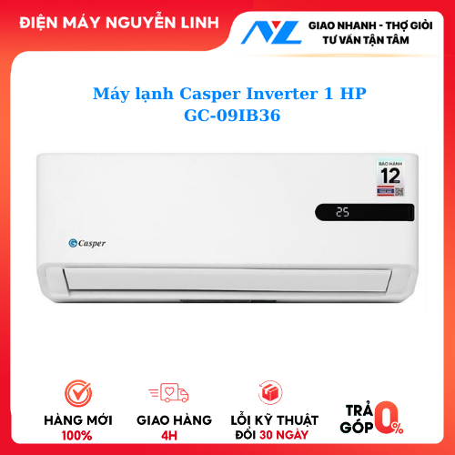 Máy lạnh Casper Inverter 1 HP GC-09IB36