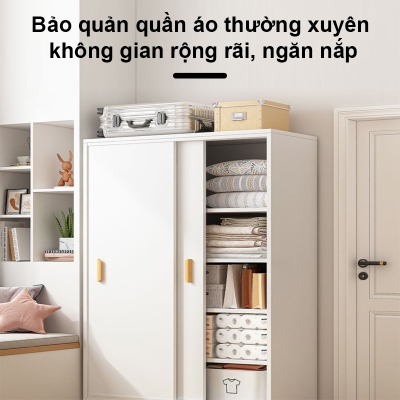 REX Tủ quần áo Hai cánh cửa và hai ngăn kéo chất liệu gỗ MDF cao cấp Tiện Lợi Chịu Lực Tốt | BigBuy360 - bigbuy360.vn