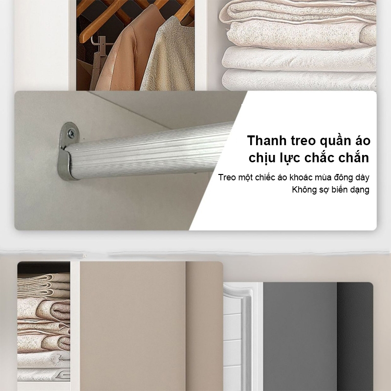 REX Tủ quần áo Hai cánh cửa và hai ngăn kéo chất liệu gỗ MDF cao cấp Tiện Lợi Chịu Lực Tốt | BigBuy360 - bigbuy360.vn