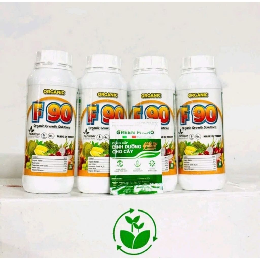 F90 Combo 4 chai F90 (chai 1lit), tặng 1 gói Combi Ý 35k. giúp cây ra rễ nhanh, bung đọt mạnh, cung 