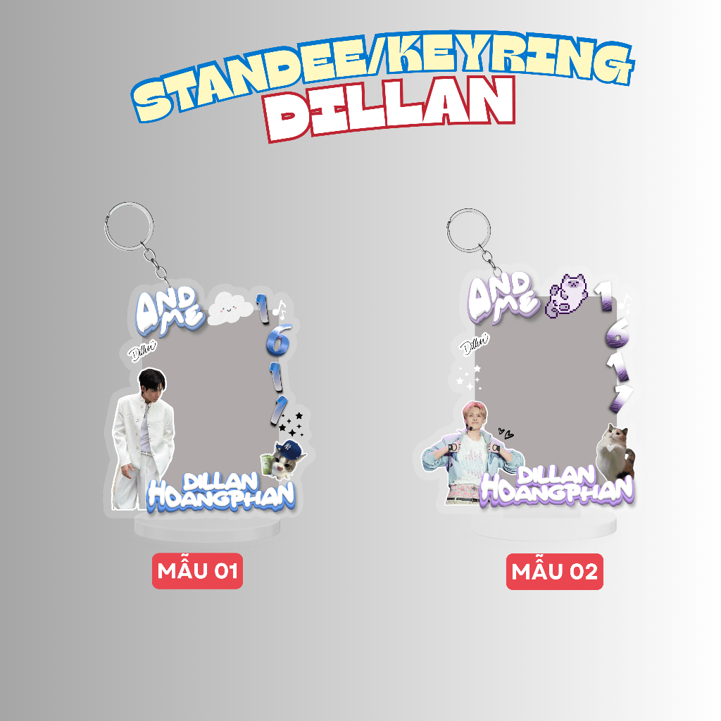 Móc khóa/ Standee đựng ảnh card DILLAN HOÀNG PHAN ATSH mùa 2 | ATSH2 DILLAN HOANGPHAN