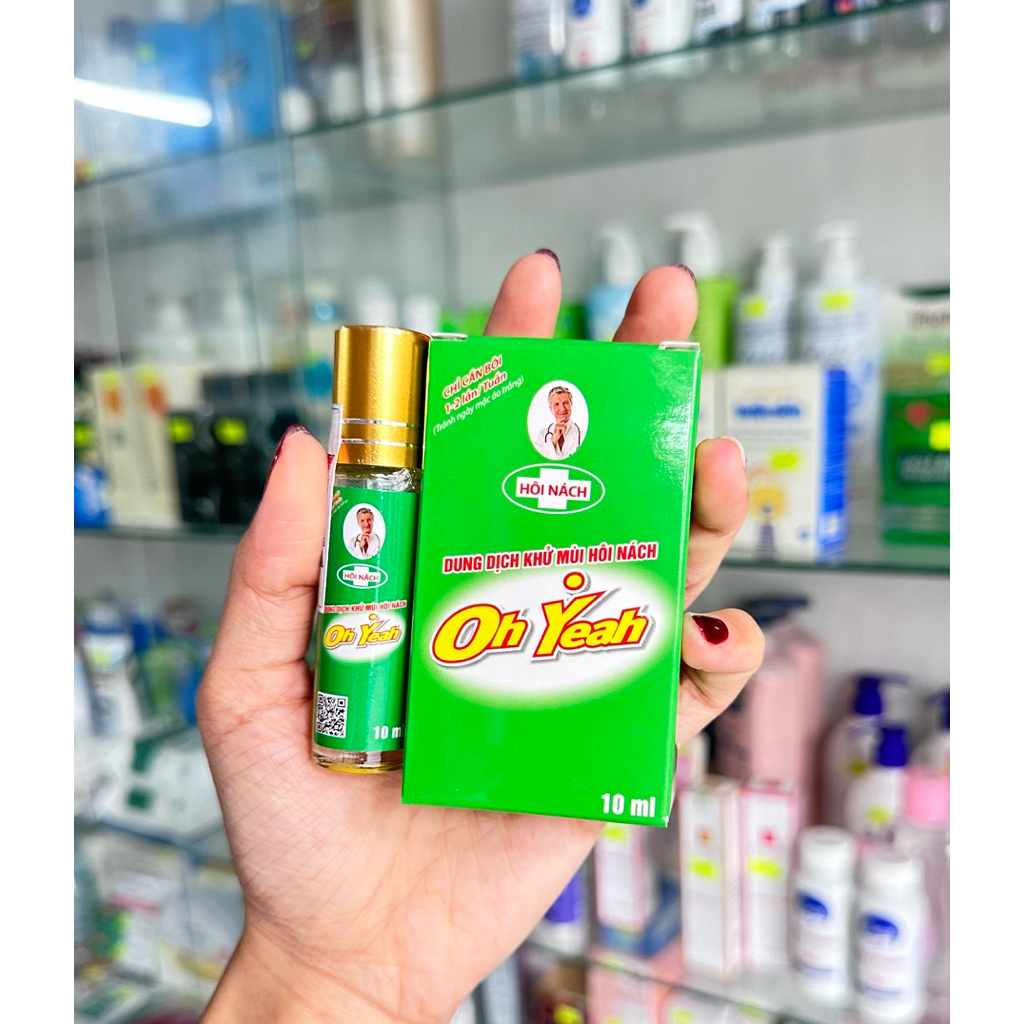 [Chính hãng] LĂN NÁCH KHỬ MÙI OH YEAH LỌ 10ml công ty Top Sun