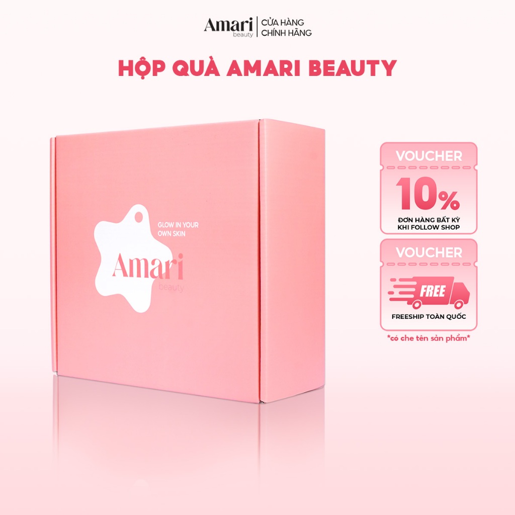 Hộp Quà Tặng Amari Beauty Carton Dễ Thương - Kèm Giấy Rơm