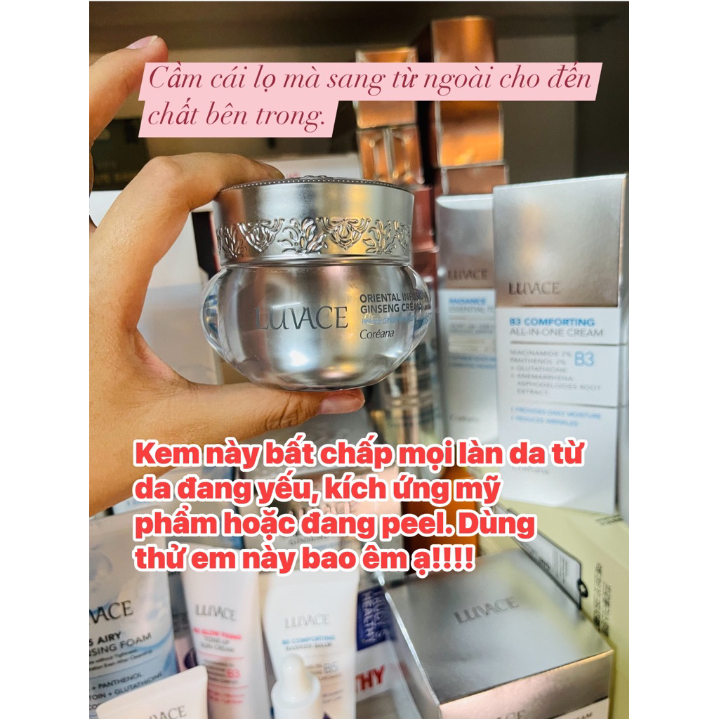 KEM SÂM LUVACE 50ML giúp nâng cơ, trẻ hoá, phục hồi và làm sáng da