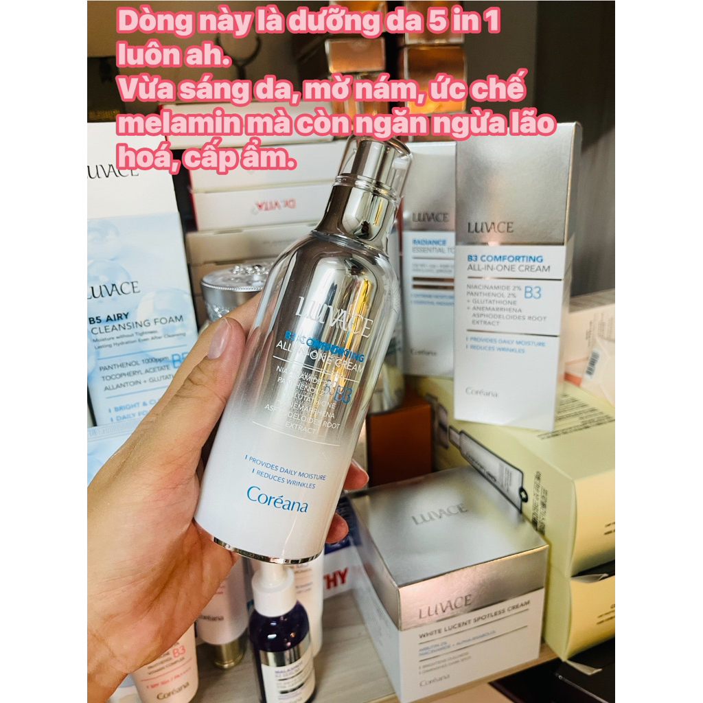 KEM DƯỠNG DA LUVACE B3 – RẠNG RỠ LÀN DA, TỎA SÁNG VẺ ĐẸP