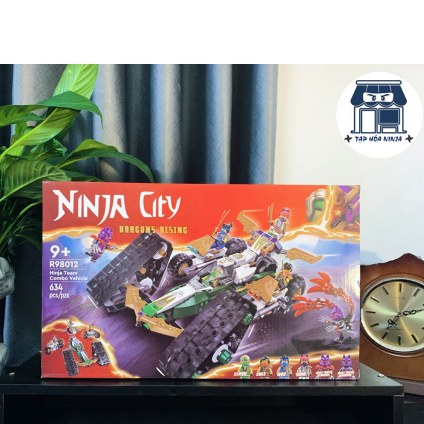 Đồ chơi lắp ráp Ninjago Ninja Team Combo Vehicle R98012 Dragon Rising 3 | 634 chi tiết