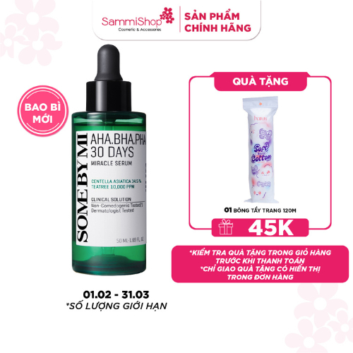 Some By Mi Tinh chất AHA-BHA-PHA 30 Days Miracle Serum 50ml
