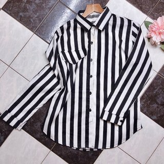 Áo sơ mi nữ sọc caro oversize