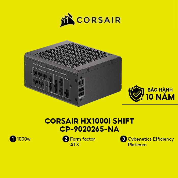 Nguồn máy tính Corsair HX1000i SHIFT/CP-9020265-NA