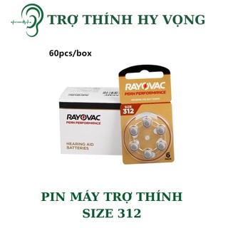 Pin máy trợ thính size 312