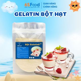 Bột Gelatin Làm Tàu Hũ Singapore, Panna Cotta, Kẹo Dẻo, Pudding, Chè Khúc Bạch Núng Nính -6SFOOD