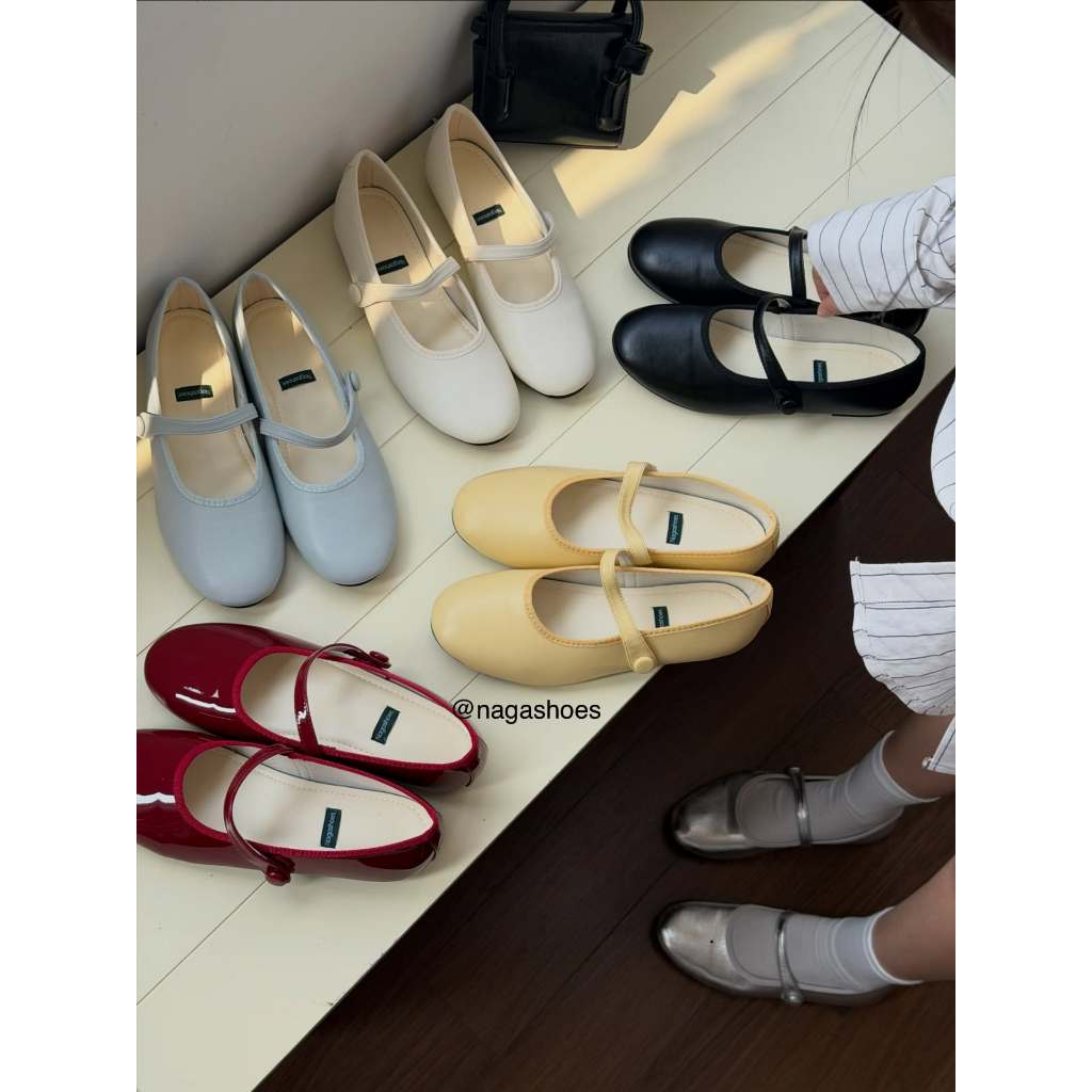 GIÀY BÚP BÊ NAGASHOES BASIC PHỐI QUAI NGANG NAB108