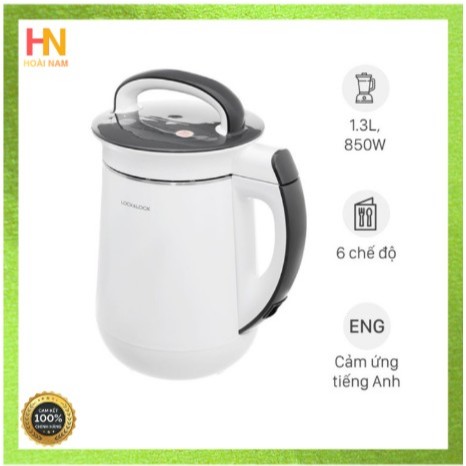 Máy làm sữa đậu nành Lock&lock, 220V~, 50Hz, 850W, 1.3L - Màu trắng EJS226