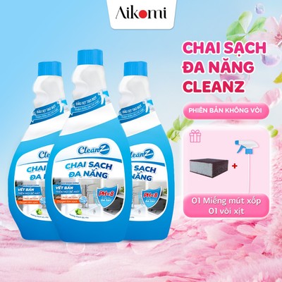 Chai Sạch Đa Năng CLEANZ Vệ Sinh Nhà Tắm Chống Ăn Mòn Inox Vệ Sinh Vòi Rửa, Vòi Sen, Vách Kính