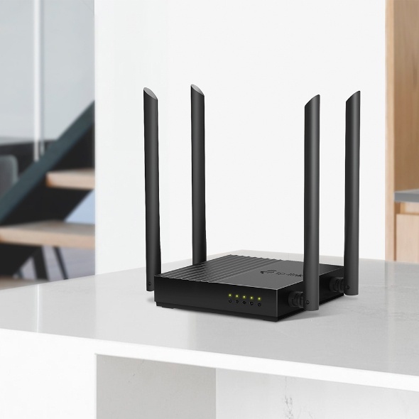 Router Wifi Băng Tầng Kép AC1200 TP-Link Archer C64 - Chính hãng