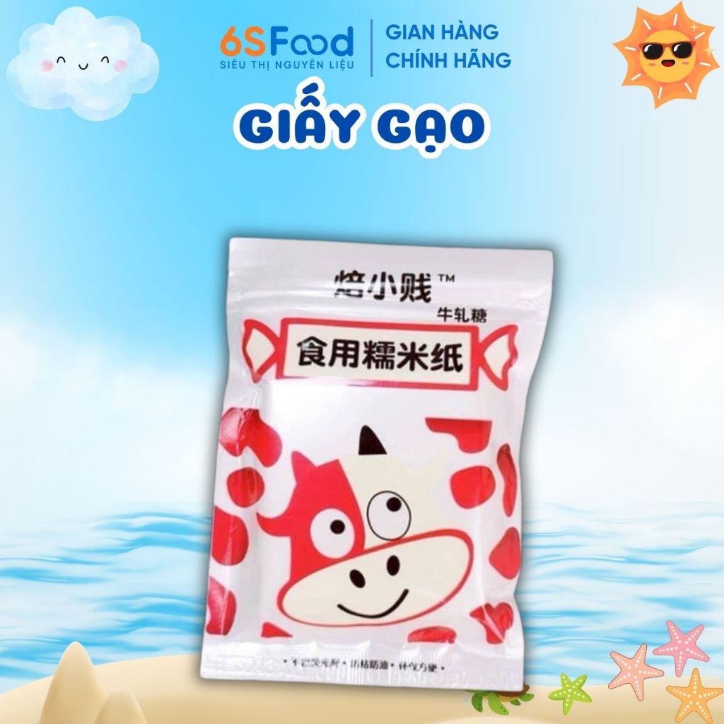 Giấy Gạo Gói Kẹo 500 tờ, Gói Kẹo Nougat, Kẹo Sữa, Kẹo Dừa... - 6SFOOD