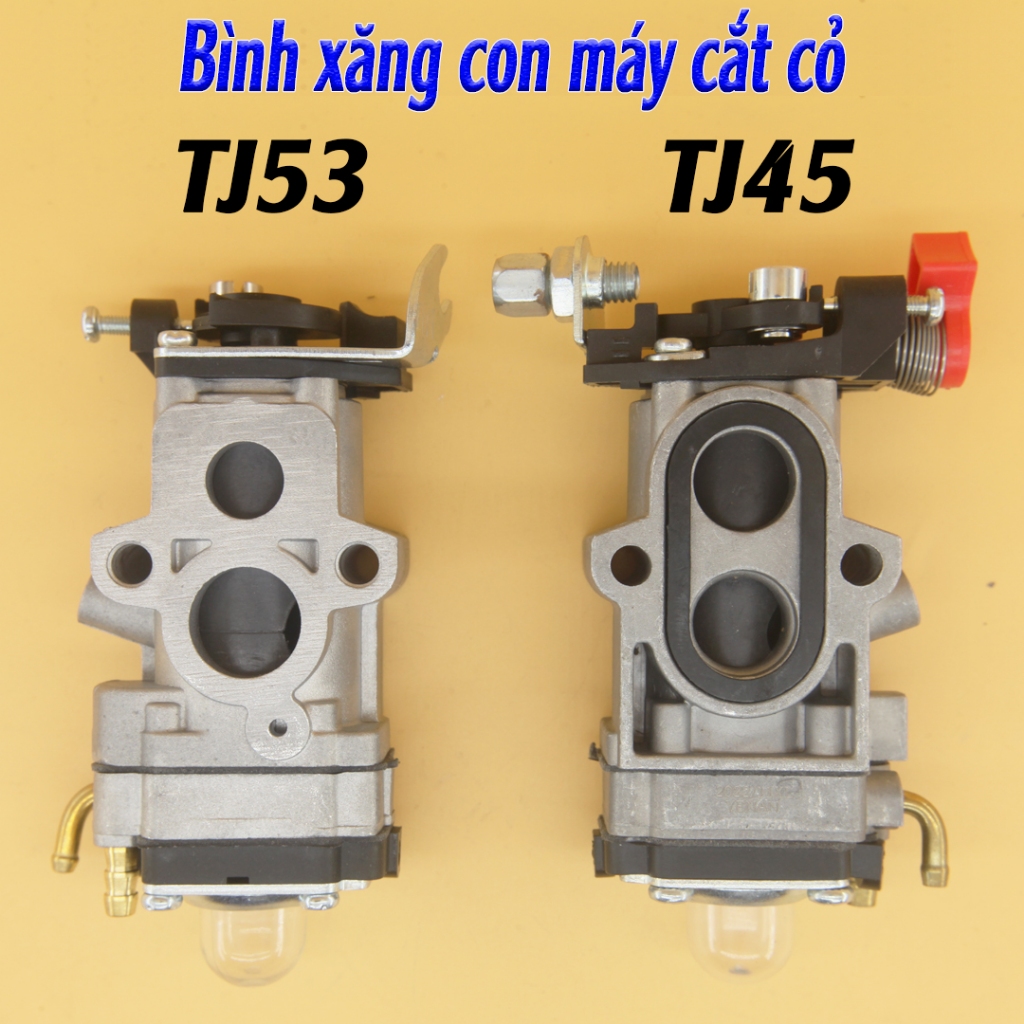 Bộ Chế Hòa Khí Máy Cắt Cỏ KAWASAKI TJ45 Bình Xăng Con Máy Cắt Cỏ TJ53 kèm lọc xăng
