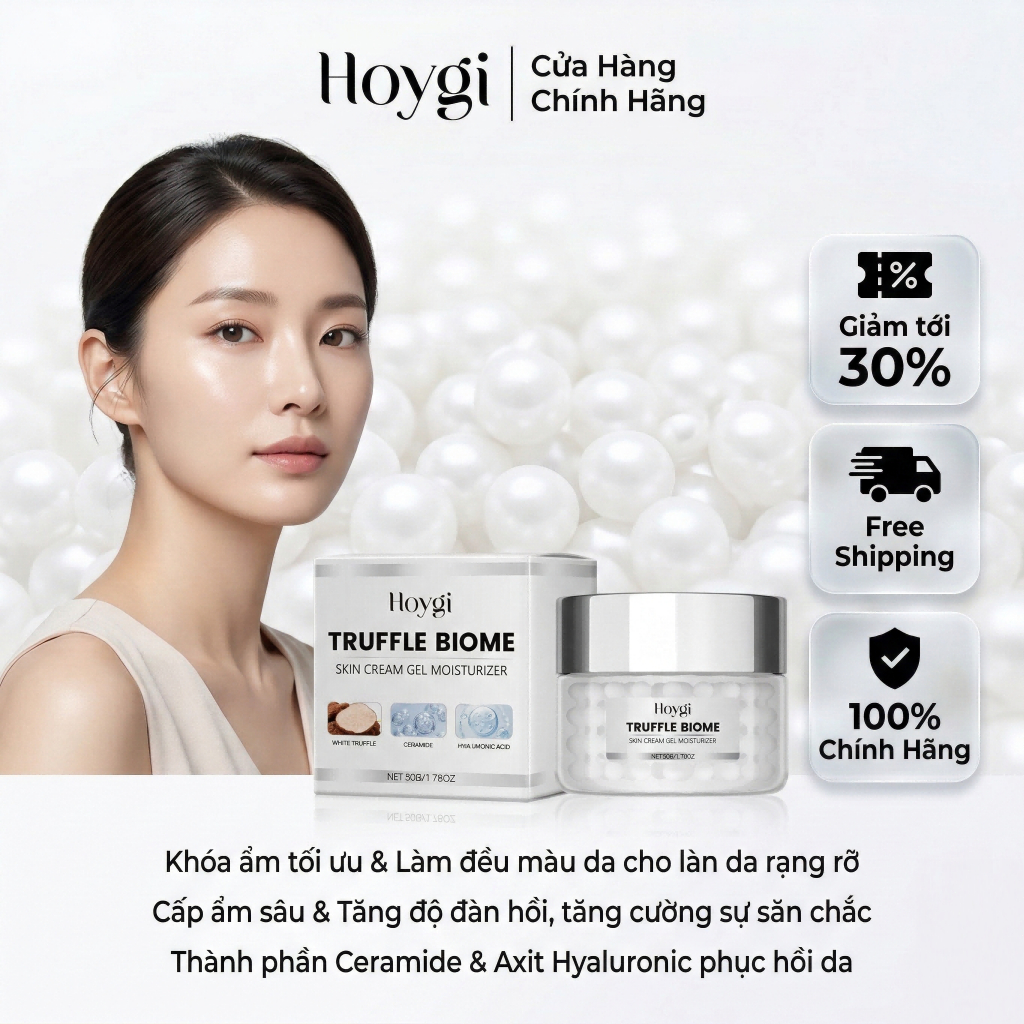 [CHÍNH HÃNG] Kem Gel Dưỡng Ẩm Hoygi Ceramide EOS Hyaluronic Acid Khóa Ẩm Chuyên Sâu 50g