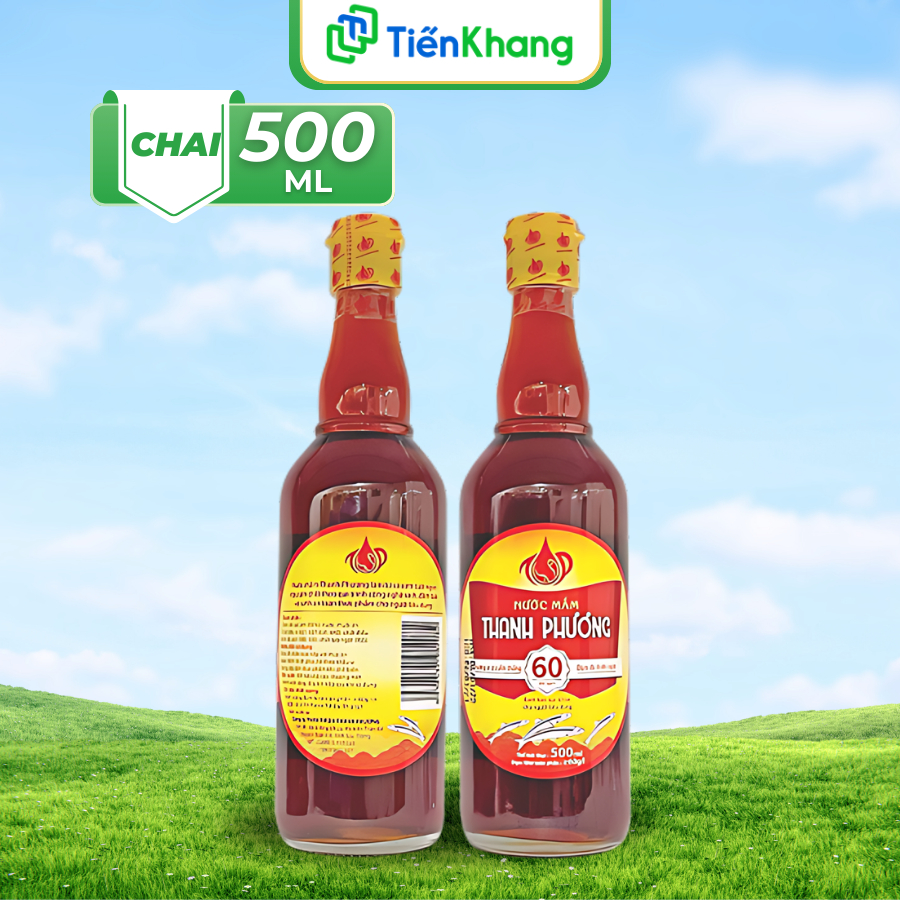 Nước mắm Thanh Phương 60 độ đạm - Chai (500ml) - Nước mắm Phú Quốc truyền thống