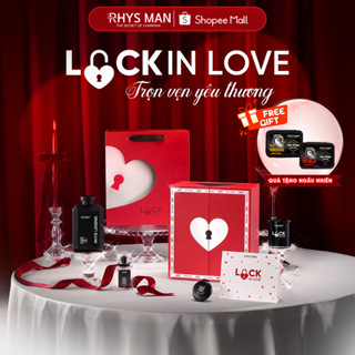 Valentine Lock Box: Sữa tắm gội 3in1 350ml & Nước hoa nam hương gỗ 30ml & Nến thơm 110gr Rhys Man