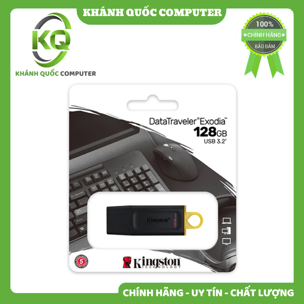 USB Kingston 128GB DataTraveler Exodia DTX/128GB (USB 3.2) - Chính hãng phân phối