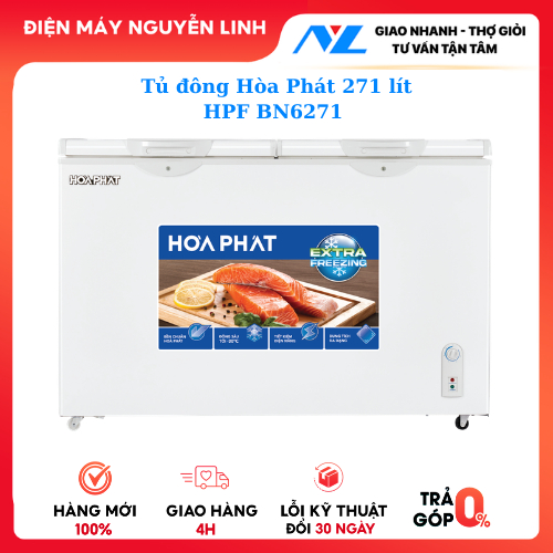 Tủ đông Hòa Phát HPF BN6271 271 lít