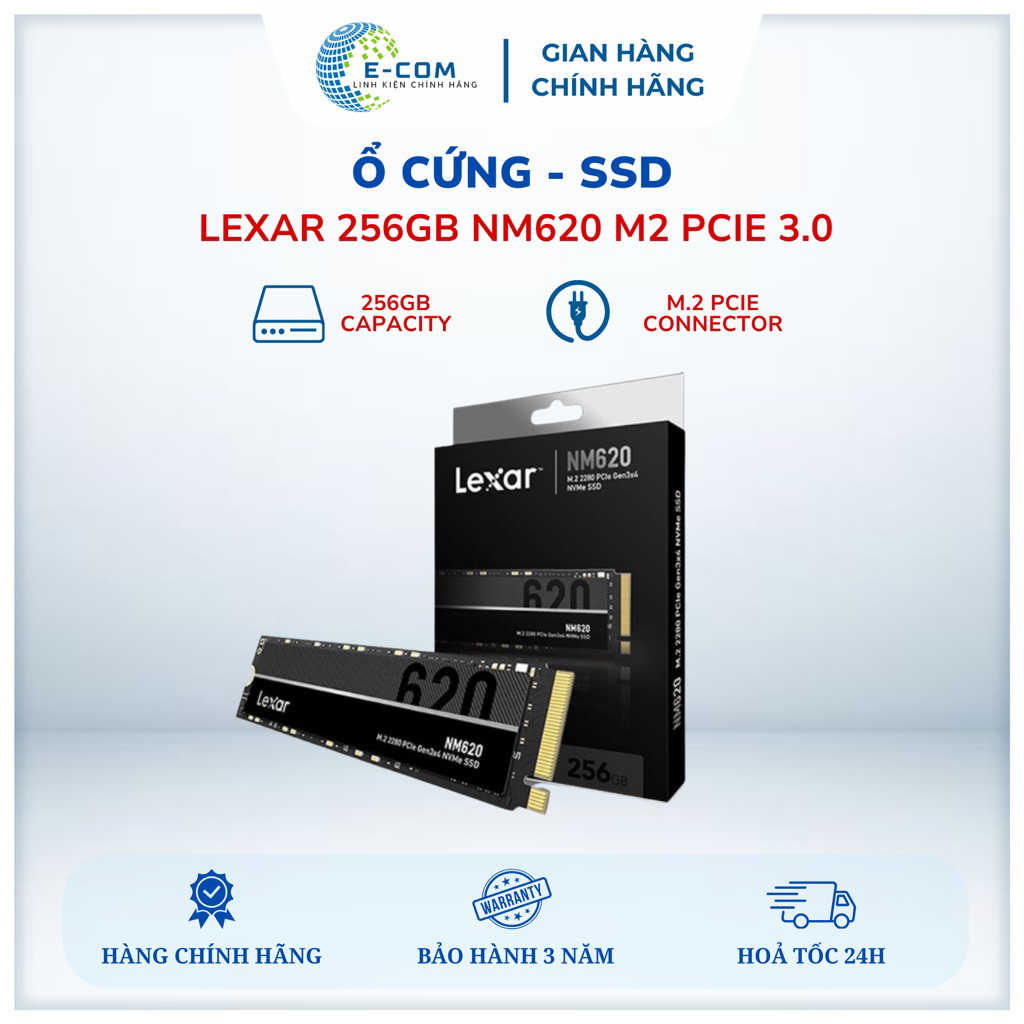 Ổ cứng SSD Lexar M2 2280 NVME 256GB LNM62X256