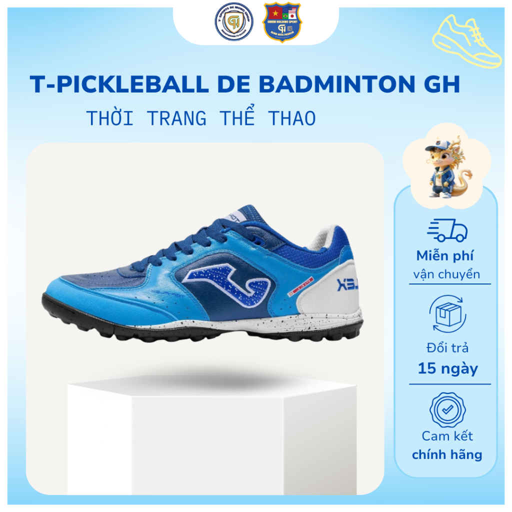 Giày Đá Bóng Joma Top Flex 2635 – Màu Royal Blue & Navy Blue, Đế Turf (TF)