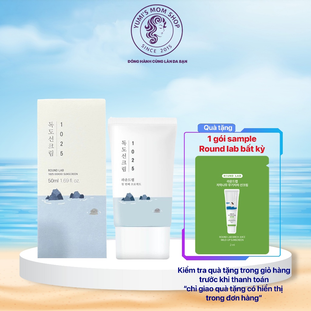 Kem chống nắng Round Lab 1025 Dokdo Sunscreen 50ml