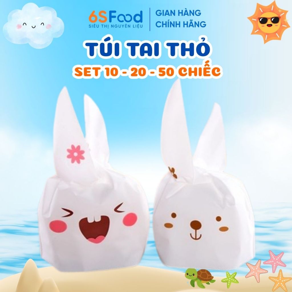 Túi Tai Thỏ đáng yêu dùng để đựng quà tặng bánh kẹo,... - 6SFOOD