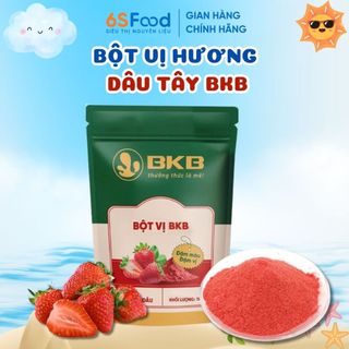 Bột Dâu Tây BKB 200gr tạo màu tạo vị cho kẹo Nougat, Bánh bông lan, Sinh tố,... - 6SFOOD